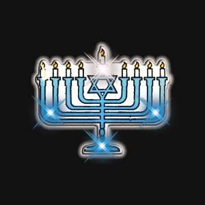  Menorah Flashing Blinking Light Up Body Lights Pins (25 