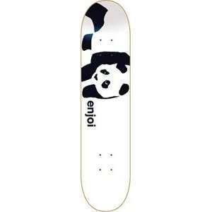  Enjoi Resin 7 Whitey Panda Wider Skateboard Deck   8.25 x 