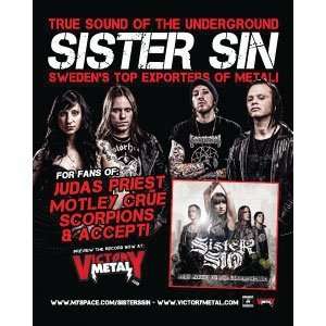  Sister Sin   Posters   Limited Concert Promo: Home 