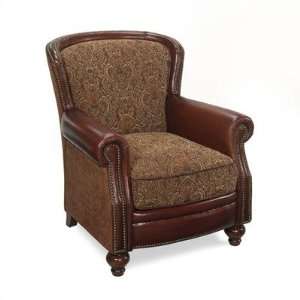  Brantley Leather Club Chair Married Cover: Capado Fabric 