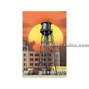   HO Scale Cornerstone Built up City Water Tower   Black Toys & Games