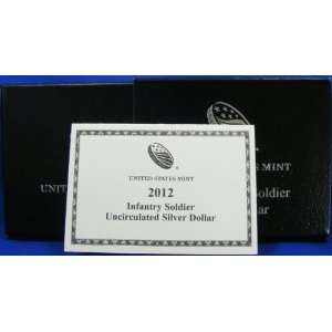  2012 Uncirculated Infantry Soldier Commemorative Silver 