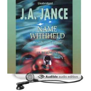 Name Withheld: J. P. Beaumont Series, Book 13 [Unabridged] [Audible 