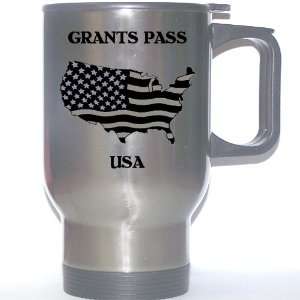  US Flag   Grants Pass, Oregon (OR) Stainless Steel Mug 