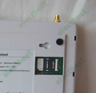 anything insert gsm sim card connect the telephone antenna and power 
