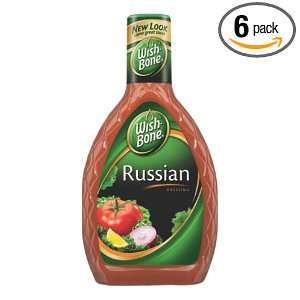 Wish Bone Russian Dressing, 16 Ounce Bottles (Pack of 6)  