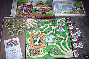 1990 CPK Bicycle Race Board Game Cabbage Patch Kids  