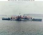 WWII WW2 US navy USS ST. LOUIS in JULY1944 8 X 10 art 