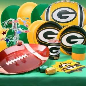  Green Bay Packers Deluxe Party Kit for 8 Guests: Toys 