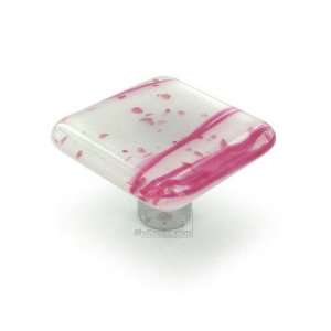  Hot knobs   mardis gras collection   1 1/2 knob in pink 