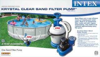 INTEX 2650 GPH Above Ground Pool Sand Filter Pump 078257398713  