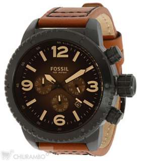 New Fossil Mens Decker Leather Chronograph Watch CH2666  