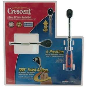  CRESCENT C2RS 2 PC. 3/8 DRIVE RATCHET SET Electronics