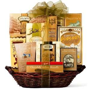 Wine The Golden Gourmet Gift Basket:  Grocery & Gourmet 