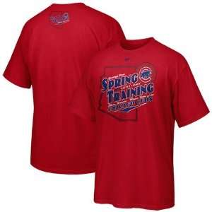  Nike Chicago Cubs Red Spring Training T shirt: Sports 