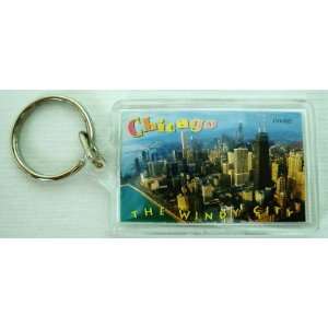  CHICAGO   The Windy City 2 Keychain 