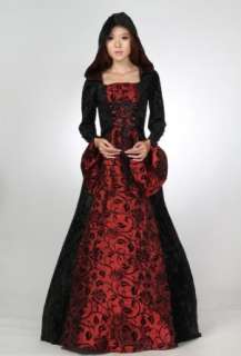  Renaissance Brocaded Jacquard Dress Gown With Hat SC41012 