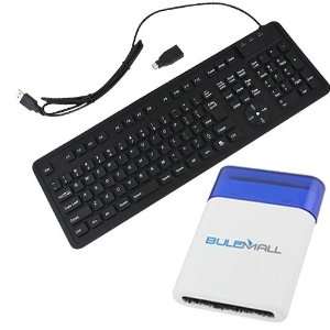  GTMax USB PS2 Flexible Silicone Keyboard + Keyboard Mini 