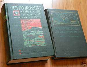 Our Environment 2 Book Set Living Things Wood Carpenter  
