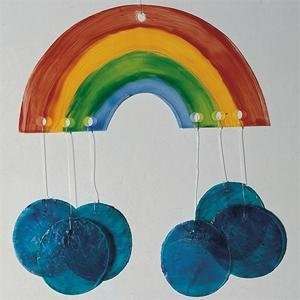   Musical Rainbows Wind Chime Craft Kit (Makes 16) Toys & Games