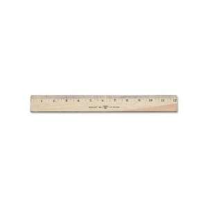  Acme Westcott Flexible Wood/Brass Edge Ruler Office 