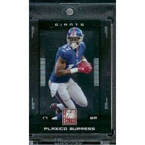  2008 Donruss Elite # 66 Plaxico Burress   New York Giants 