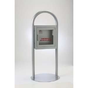  Free Standing AED Cabinet with Alarm Health & Personal 