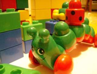 Baby Lego Duplo collection Blocks Rattles + Inch Worm  
