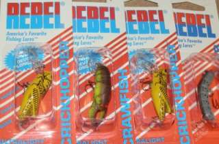 Rebel Ultra Light Crawfish/ Crickhopper Fishing Lure! T&Js TACKLE 