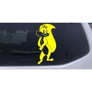 Penelope Cartoons Car Window Wall Laptop Decal Sticker    Yellow 18in 