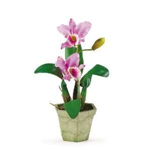  Potted Cattelya Silk Orchid Arrangement