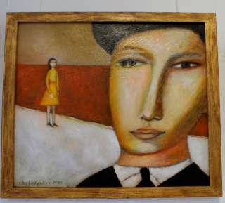   in the Winter (2004), Oil on Canvas (Framed), Size 30cm x 30cm