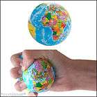 WORLD MAP FOAM EARTH GLOBE STRESS RELIEF BOUNCY BALL AT