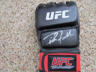 Rich Franklin Signed UFC Glove with exact proof  