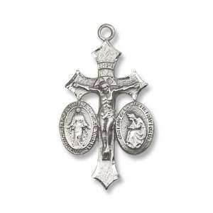 Jesus, Mary, O/l Of La Salette Unusual & Specialty Sterling Silver 