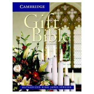KJV CAMBRIDGE GIFT BIBLE WHITE IMITATION LEATHER NEW  