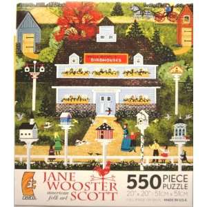   american folk art Aeries for Canaries 550 Piece Puzzle: Toys & Games