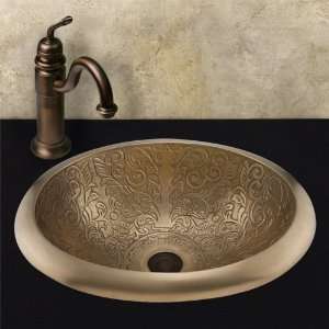  Adela Bronze Drop In Sink   Satin Bronze