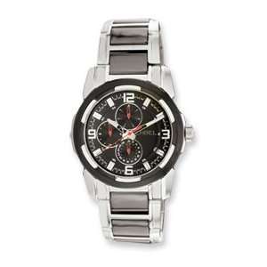   Chisel Stainless Steel & Black Ceramic 41mm Chronograph Watch Jewelry