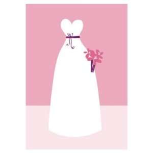  White Wedding Dress Stamps: Office Products