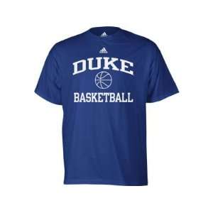  Duke Blue Devils Adidas Basketball T Shirt: Sports 