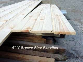 Pine Rustic Wood Knotty Paneling 5 Solid Wood V Groove  