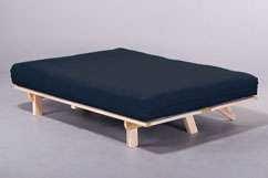 New Queen Size Futon Sofa Bed w/Wood Frame & Mattress  
