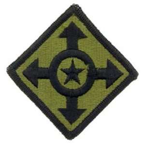  U.S. Army Adjutant General School Patch Green: Patio, Lawn 