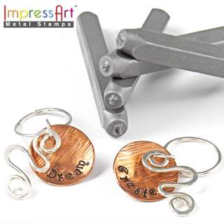 ImpressArt  Wonderland Metal Jewelry Emboss Stamps LC  
