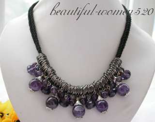 21 23 14mm round faceted amethyst pendant necklace  