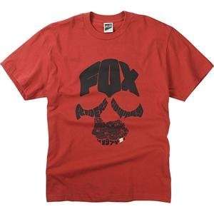  Fox Racing Legends T Shirt   2X Large/Red Automotive
