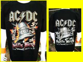 New AC/DC Bell Retro Tattoo Art Heavy Hard Rock Punk Man T shirt B13 