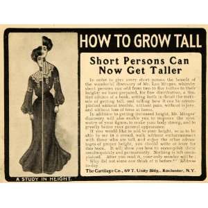  1905 Ad Cartilage Co. Height Growth Treatment Rochester 