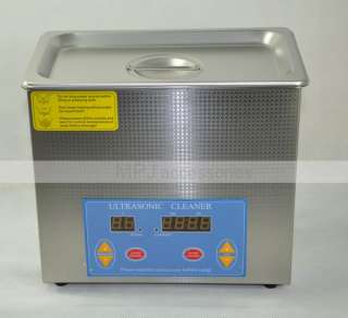 3L PROFESSIONAL INDUSTRIAL STEEL DIGITAL ULTRASONIC CLEANER Timer with 